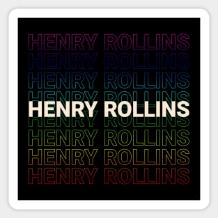 Henry Rollins Kinetic Typography Style Sticker